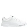 Dolce & Gabbana Leather Sneakers With Lateral Logo Patch