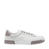 Dolce & Gabbana Portofino Yatch Sneakers In Calfskin Color White And Dove Grey