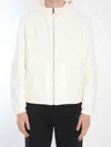 Dolce & Gabbana Reversible Leather Jacket Hood Drawstring