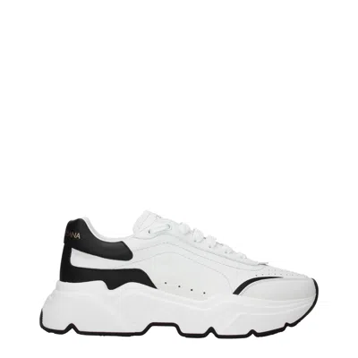 Dolce & Gabbana Dolce&gabbana Men's Sneakers White/black Leather
