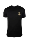 Dolce & Gabbana Crown And Bee Embroidered Crew Neck T-shirt In Black