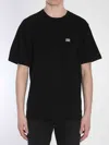 Dolce & Gabbana Cotton T-shirt With Metal Plaque Featuring Front Logo