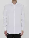 Dolce & Gabbana Martini Popeline Shirt With Spread Collar In White