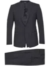 Dolce & Gabbana Black Single-breasted Virgin Wool Suit In Black