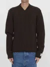 Dolce & Gabbana Man Sweater Dark Brown Size 40 Virgin Wool In Brown