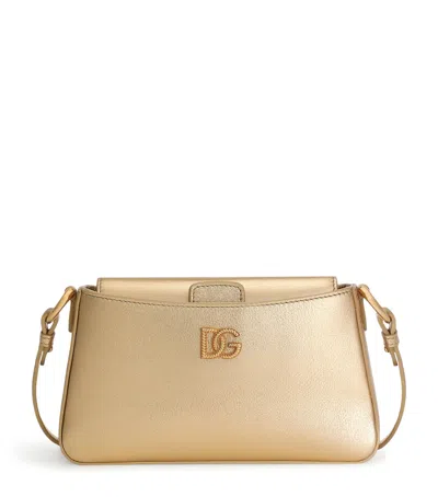 Dolce & Gabbana Dolce&gabbana Metallic Leather Phone Bag