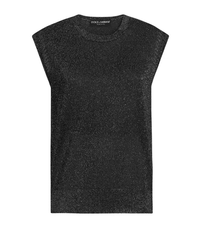 Dolce & Gabbana Dolce&gabbana Metallic-trim Tank Top