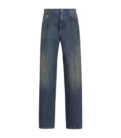 Dolce & Gabbana Dolce &amp; Gabbana Vintage Denim Plaque Jeans In Blue
