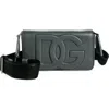 Dolce & Gabbana Dolce&gabbana Mini Deerskin Leather Shoulder Bag In Grigio