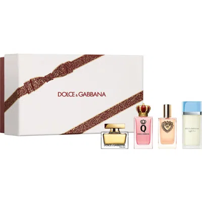 Dolce & Gabbana Dolce&gabbana Mini Fragrance Mix Set $76.50 Value In Transparent