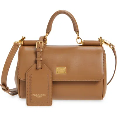 Dolce & Gabbana Dolce&gabbana Mini My Sicily Handbag In Brown