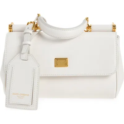 Dolce & Gabbana Dolce&gabbana Mini My Sicily Handbag In White