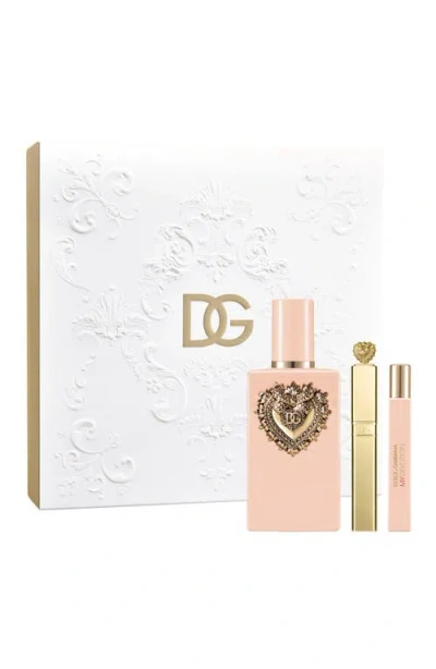 Dolce & Gabbana Dolce&gabbana My Devotion Eau De Parfum Intense Gift Set In Transparent