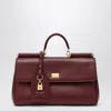 Dolce & Gabbana Dolce&gabbana My Sicily Handbag In Burgundy Leather Women In Red