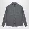 Dolce & Gabbana Dolce&gabbana Grey Cotton Over Shirt In Grey