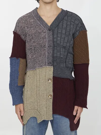 Dolce & Gabbana Patchwork Cardigan In Multi
