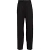 Dolce & Gabbana Pinstripe Virgin Wool Straight Pants In N0000 Nero