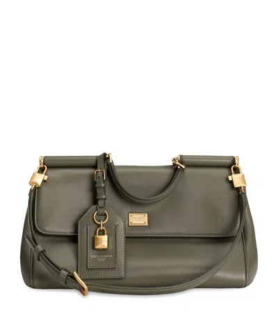 Dolce & Gabbana Dolce&gabbana Plongé Calfskin My Sicily Top-handle Bag