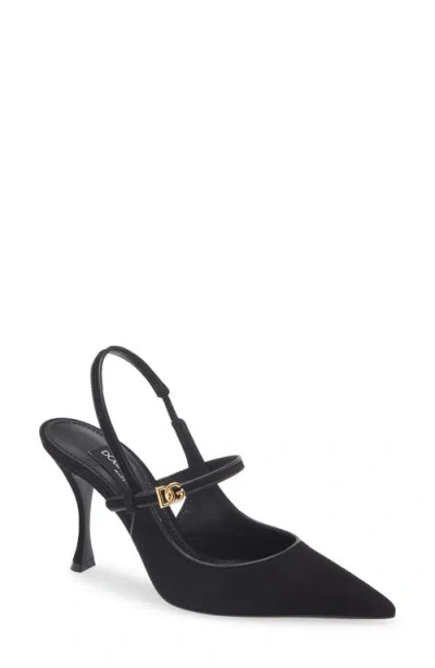 Dolce & Gabbana Dolce&gabbana Pointed Toe Slingback Pump