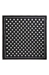 Dolce & Gabbana Dolce&gabbana Polka Dot Square Cotton Scarf In Nero