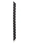 Dolce & Gabbana Scarf In Pois/righe Nero