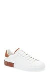 Dolce & Gabbana White Leather Portofino Sneakers