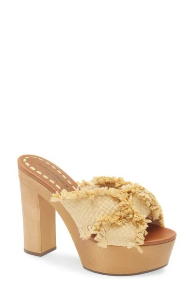Dolce & Gabbana Dolce&gabbana Raffia Platform Sandal