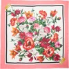 Dolce & Gabbana Printed Silk Foulard In Pink
