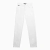 DOLCE & GABBANA DOLCE&GABBANA REGULAR WHITE COTTON PANTS