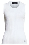 Dolce & Gabbana Dolce&gabbana Rib Tank In White