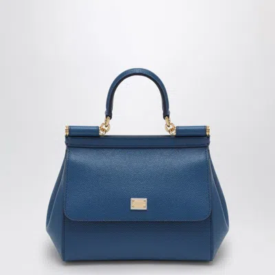Dolce & Gabbana Dolce&gabbana Blue Royal Sicily Small Handbag