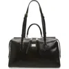 Dolce & Gabbana Vittoria Black Calfskin Bag In Black