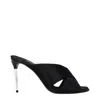 Dolce & Gabbana Satin Sandals With Back Monogram