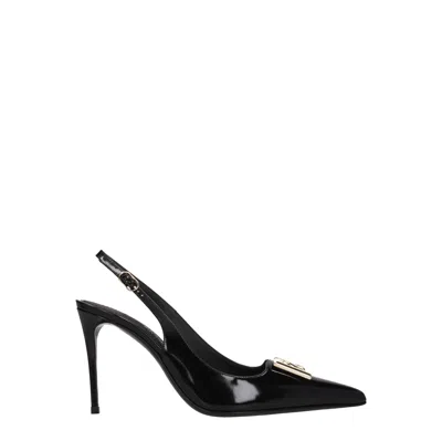 DOLCE & GABBANA DOLCE&GABBANA SANDALI DONNA PELLE NERO