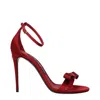 Dolce & Gabbana Dolce&gabbana Sandals Women Satin Red/dark Red