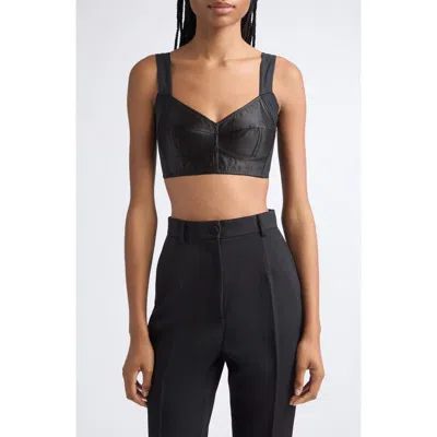 DOLCE & GABBANA DOLCE&GABBANA SATIN BUSTIER