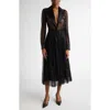 Dolce & Gabbana Sequin-embellished Midi Dress In N0000 Nero