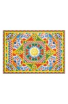 Dolce & Gabbana Dolce&gabbana Set Of 36 Reversible Placemats In Red Multi