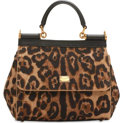 DOLCE & GABBANA DOLCE&GABBANA SICILY JACQUARD HANDBAG