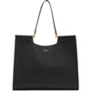 Dolce & Gabbana Large Sicily Calf Leather Tote Bag In Nero