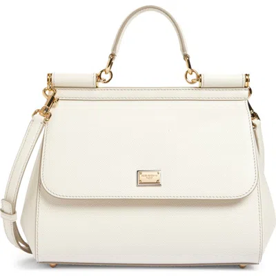Dolce & Gabbana Dolce&gabbana Sicily Leather Top Handle Bag