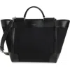 Dolce & Gabbana Dolce&gabbana Black Fabric And Leather Tote Bag In 8b956 Black/black