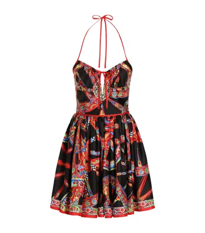 Dolce & Gabbana Dolce&gabbana Silk Carretto Mini Dress