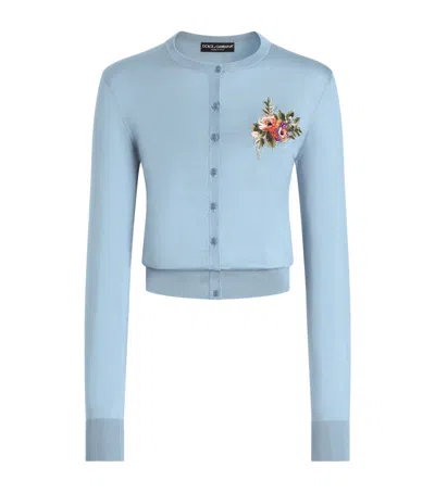 Dolce & Gabbana Dolce&gabbana Silk Embroidered Cardigan