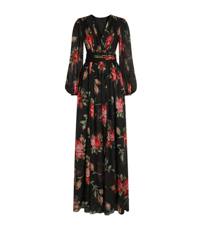 Dolce & Gabbana Dolce&gabbana Silk Floral Maxi Dress