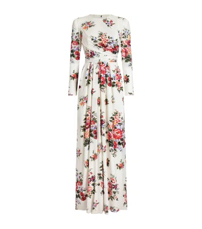 Dolce & Gabbana Dolce&gabbana Silk Floral Maxi Dress