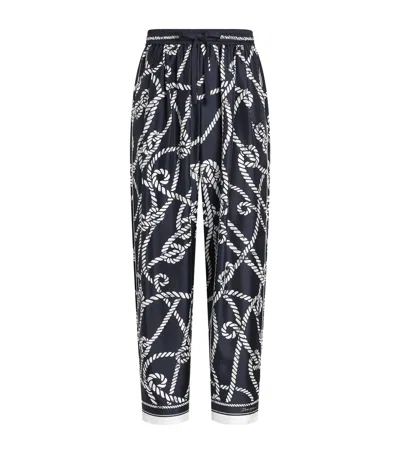 Dolce & Gabbana Dolce&gabbana Silk Marina Trousers