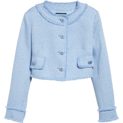 DOLCE & GABBANA DOLCE&GABBANA SILK RASCHEL TWEED SHORT JACKET