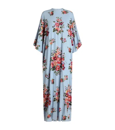 Dolce & Gabbana Dolce&gabbana Silk-blend Floral Maxi Dress