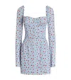 Dolce & Gabbana Dolce  Gabbana Floral Printed Mini Dress In Animal Print